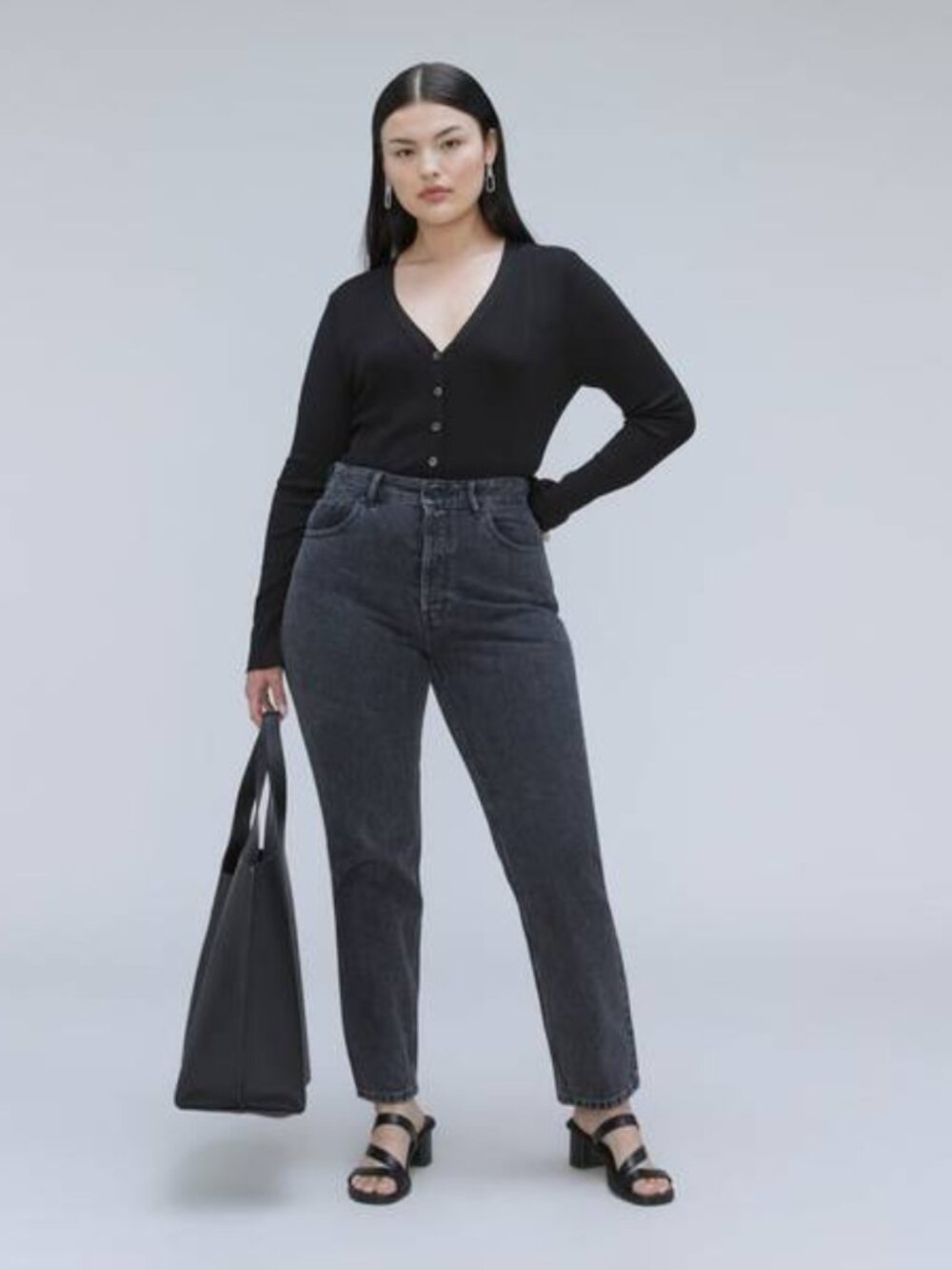 NEW EVERLANE Womens The Curvy 90's Cheeky Jeans